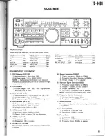 Предварительный просмотр 101 страницы Kenwood TS-440S Service Manual