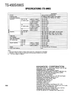 Preview for 184 page of Kenwood TS-450S Service Manual