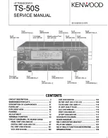 Kenwood TS-50S Service Manual preview