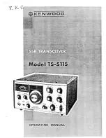 Kenwood TS-511S Operating Manual preview