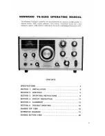 Preview for 2 page of Kenwood TS-515S Operating Manual