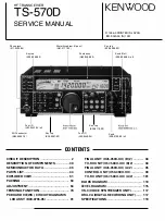 Kenwood TS-5700 Service Manual preview