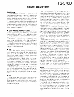 Предварительный просмотр 3 страницы Kenwood TS-5700 Service Manual