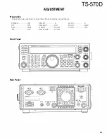 Предварительный просмотр 62 страницы Kenwood TS-5700 Service Manual