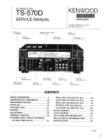 Предварительный просмотр 1 страницы Kenwood TS-570D, TS-570S Service Manual