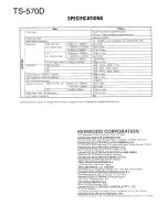 Предварительный просмотр 72 страницы Kenwood TS-570D, TS-570S Service Manual