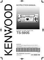 Preview for 1 page of Kenwood TS-590S Instruction Manual