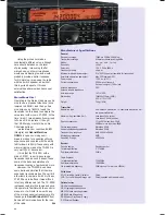 Предварительный просмотр 6 страницы Kenwood TS-590S Specifications