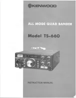 Kenwood TS-660 Instruction Manual предпросмотр