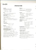 Preview for 2 page of Kenwood TS-670 Service Manual