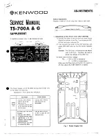 Предварительный просмотр 51 страницы Kenwood TS-700G Service Manual