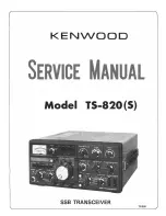 Kenwood TS-820S Service Manual предпросмотр