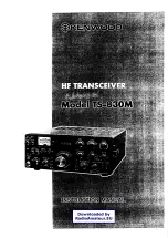 Предварительный просмотр 1 страницы Kenwood TS-830M Instruction Manual