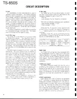 Предварительный просмотр 6 страницы Kenwood TS-850S Service Manual