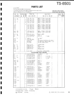 Предварительный просмотр 83 страницы Kenwood TS-850S Service Manual