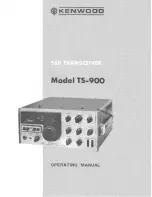 Preview for 1 page of Kenwood TS-900 Operating Manual