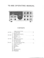 Preview for 2 page of Kenwood TS-900 Operating Manual