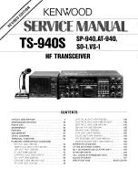 Preview for 1 page of Kenwood TS-940S Service Manual