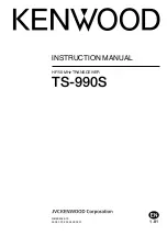 Preview for 1 page of Kenwood TS-990S Instruction Manual