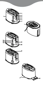 Предварительный просмотр 3 страницы Kenwood TT360 Series Manual