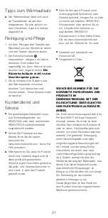 Preview for 21 page of Kenwood TTM02 Instructions Manual