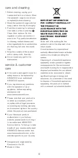 Preview for 8 page of Kenwood ttm610 series Instructions Manual