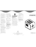 Предварительный просмотр 2 страницы Kenwood TTM900 Series Instruction Manual