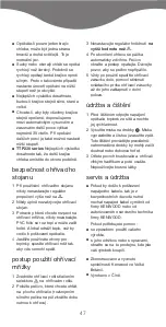 Preview for 47 page of Kenwood TTP220 series Manual