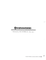 Preview for 22 page of Kenwood TV-502 Service Manual