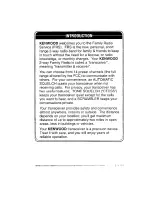 Preview for 3 page of Kenwood UBZ-LF14 Instruction Manual