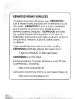 Предварительный просмотр 3 страницы Kenwood UBZ-LH14 Instruction Manual