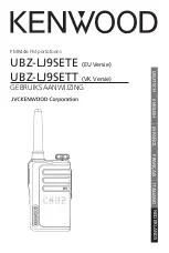 Предварительный просмотр 101 страницы Kenwood UBZ-LJ9SETE Instruction Manual