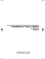 Preview for 1 page of Kenwood UCR 420 Installation & User Manual
