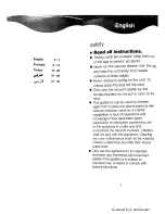 Preview for 3 page of Kenwood VC7050 series Manual