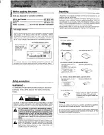 Preview for 2 page of Kenwood VR-205 Instruction Manual