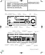 Kenwood VR-209 Service Manual preview