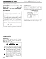 Preview for 2 page of Kenwood VR-6070 Instruction Manual