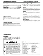 Preview for 3 page of Kenwood VR-7070A Instruction Manual