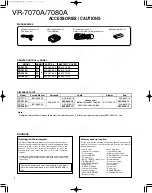 Preview for 2 page of Kenwood VR-7070A Service Manual
