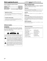 Предварительный просмотр 2 страницы Kenwood VR-8050 Instruction Manual