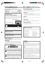 Preview for 2 page of Kenwood VRS-5100 Instruction Manual