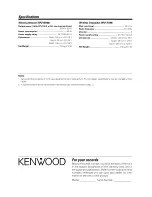 Предварительный просмотр 59 страницы Kenwood VRS-6100 Instruction Manual