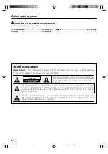 Preview for 2 page of Kenwood VRS-7100 Instruction Manual