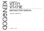 Kenwood VT-171 Instruction Manual preview