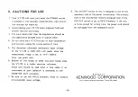 Preview for 16 page of Kenwood VT-173 Instruction Manual