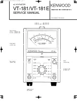 Kenwood VT-181 Service Manual предпросмотр