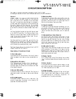 Предварительный просмотр 5 страницы Kenwood VT-181 Service Manual