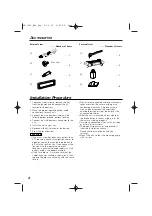 Preview for 2 page of Kenwood VZ-7000N Installation Manual