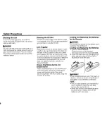 Предварительный просмотр 6 страницы Kenwood VZ907 Instruction Manual