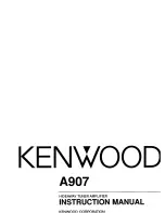 Предварительный просмотр 43 страницы Kenwood VZ907 Instruction Manual